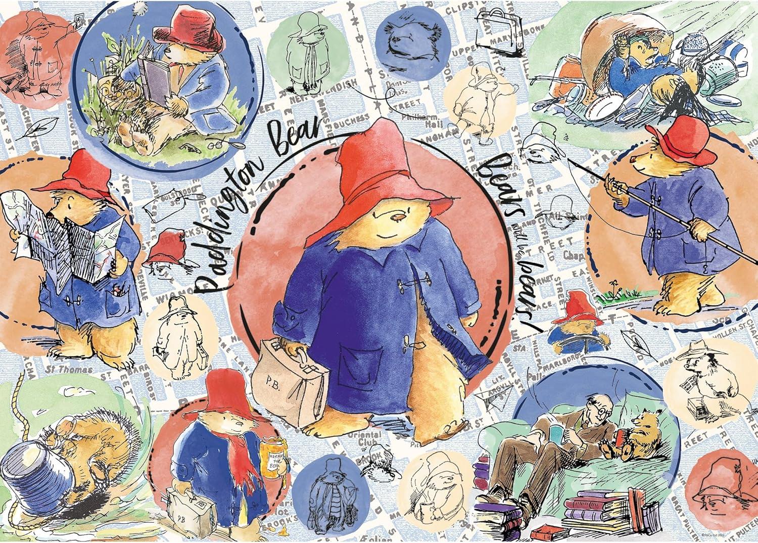 Gibsons Paddington Bear 1000 Piece Jigsaw Puzzle for Grown Ups | Favourite Classic Character Sustainable Family Jigsaw Premium
