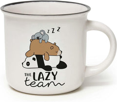 PORCELAIN MUG - CUP - PUCCINO - LAZY TEAM