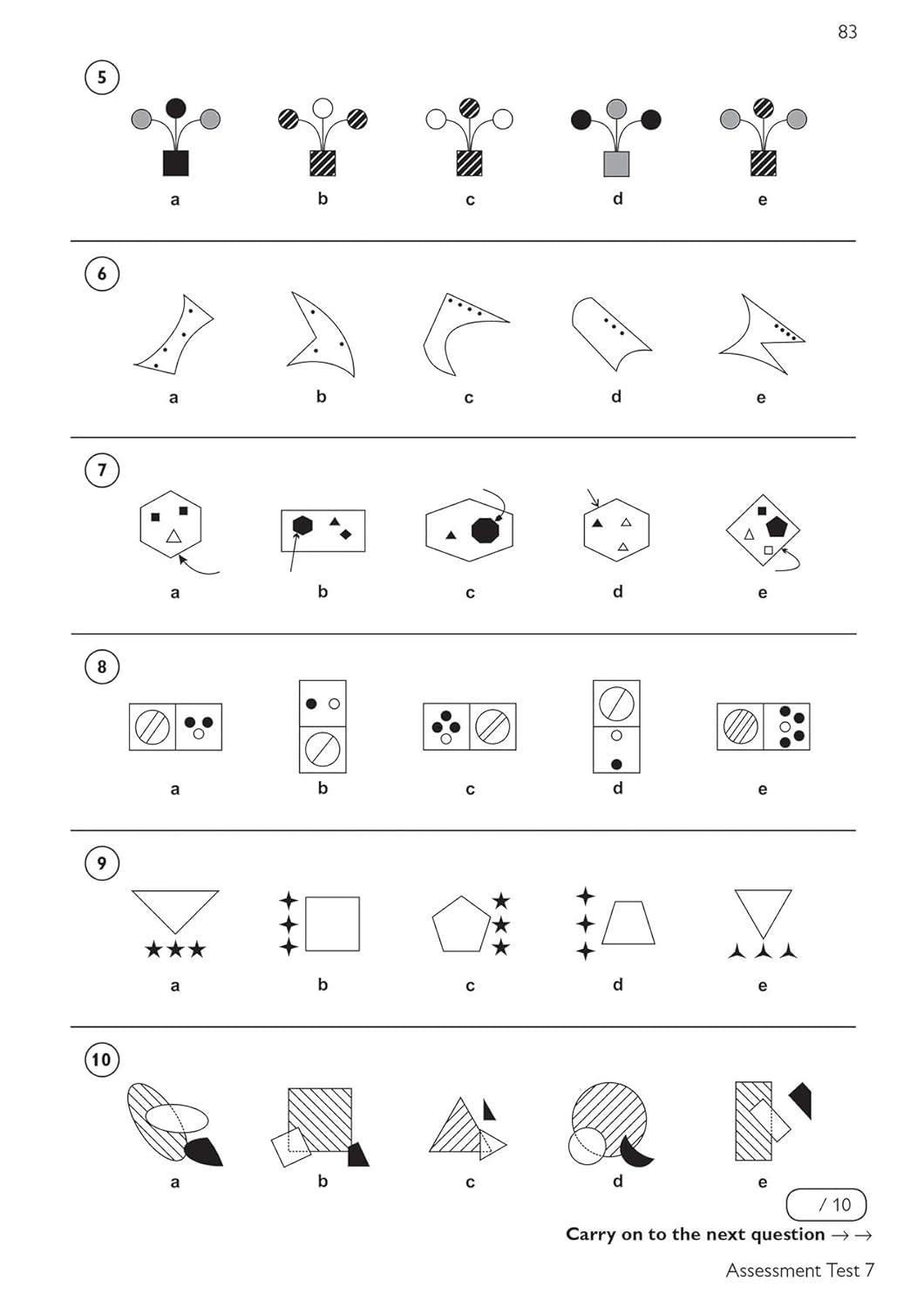 11+ CEM NON-VERBAL REASONING PRACTICE BOOK AND ASSESSMENT TESTS AGE 10-11