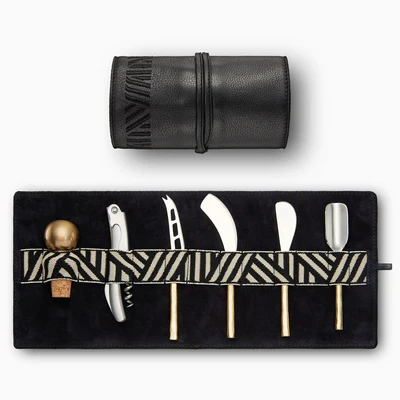 Gaucho Cheese and Wine Roll, Black - Included