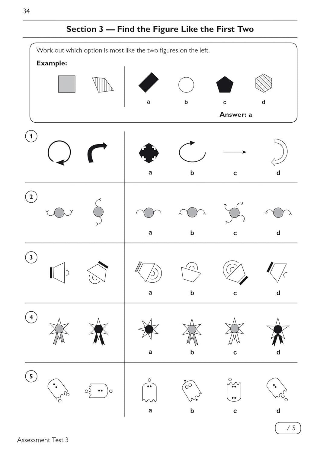 11+ CEM NON-VERBAL REASONING PRACTICE BOOK AND ASSESSMENT TESTS AGE 8-9