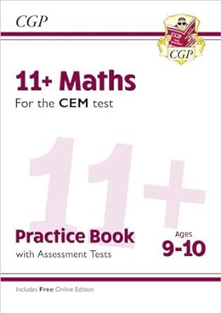 11+ CEM MATHS PRACTICE BOOK AND ASSESSMENT TESTS