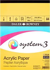 SYSTEM3 ACRYLIC PAD A4 230G 20SH