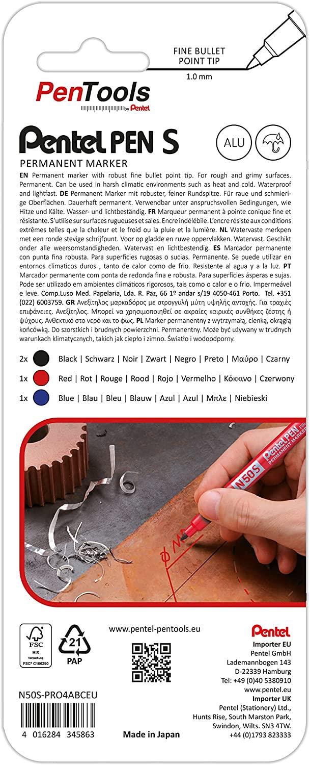 PENTOOLS PACK N50S FINE PT MKR 2XA 1XB 1XC