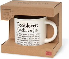 PORCELAIN MUG - CUP- PUCCINO - BOOK LOVER