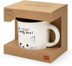NEW BONE CHINA PORCELAIN MUG - CUPPUCCINO - KITTY