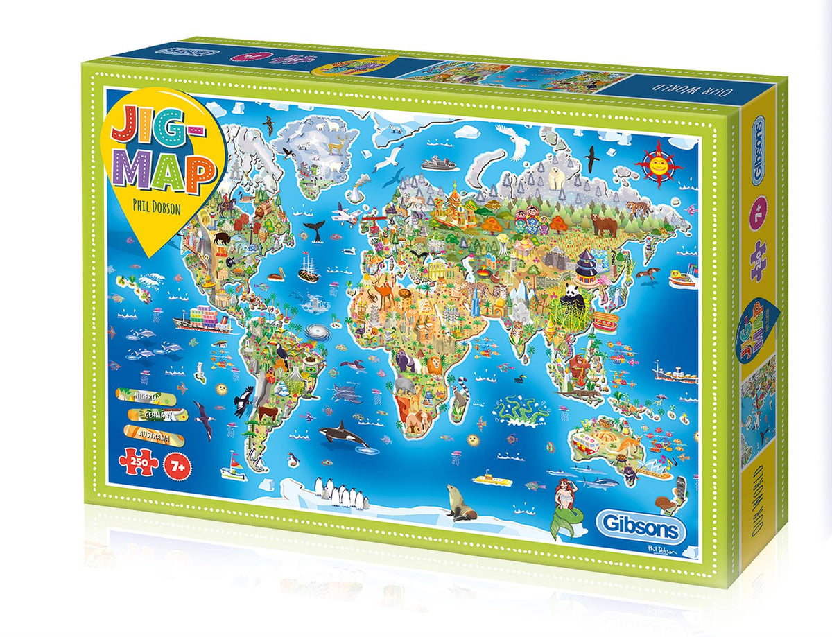 OUR WORLD JIGMAP (250XL)