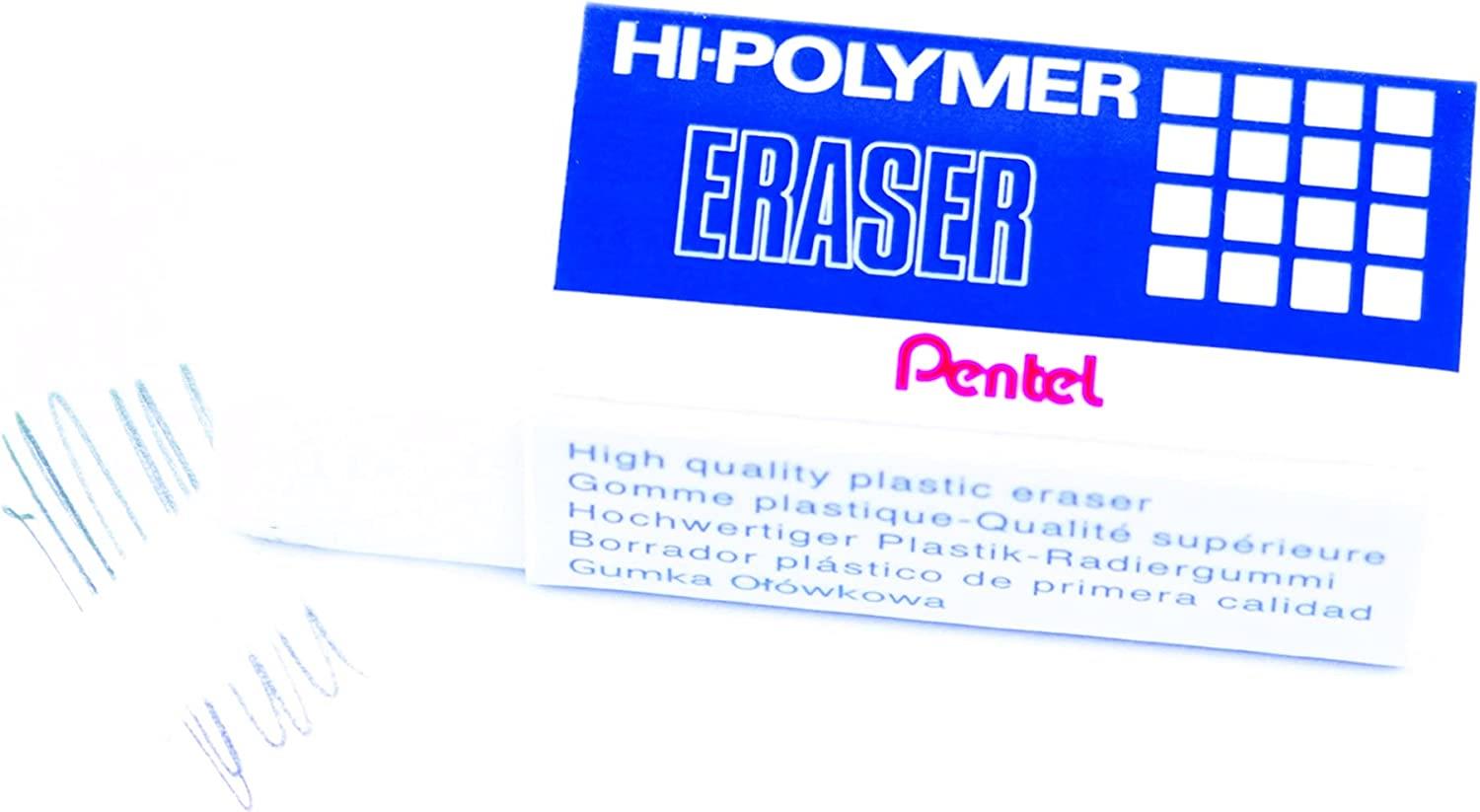 PENTEL ERASER White ZEH05 9pc