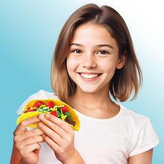 So Slime Sensations Street Food Crush – Create Pizza, Tacos & Burgers with DIY Slime Kit – Fun ASMR Activity for Kids