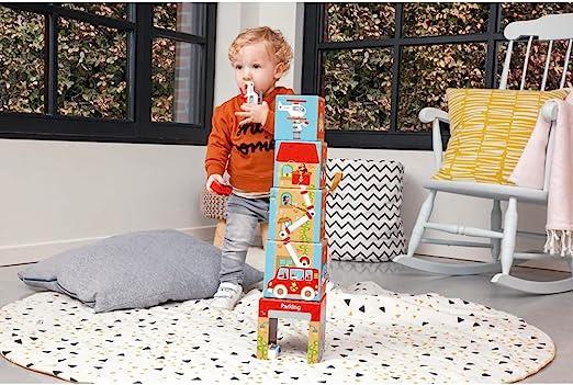 Scratch Europe Stacking Tower With Car