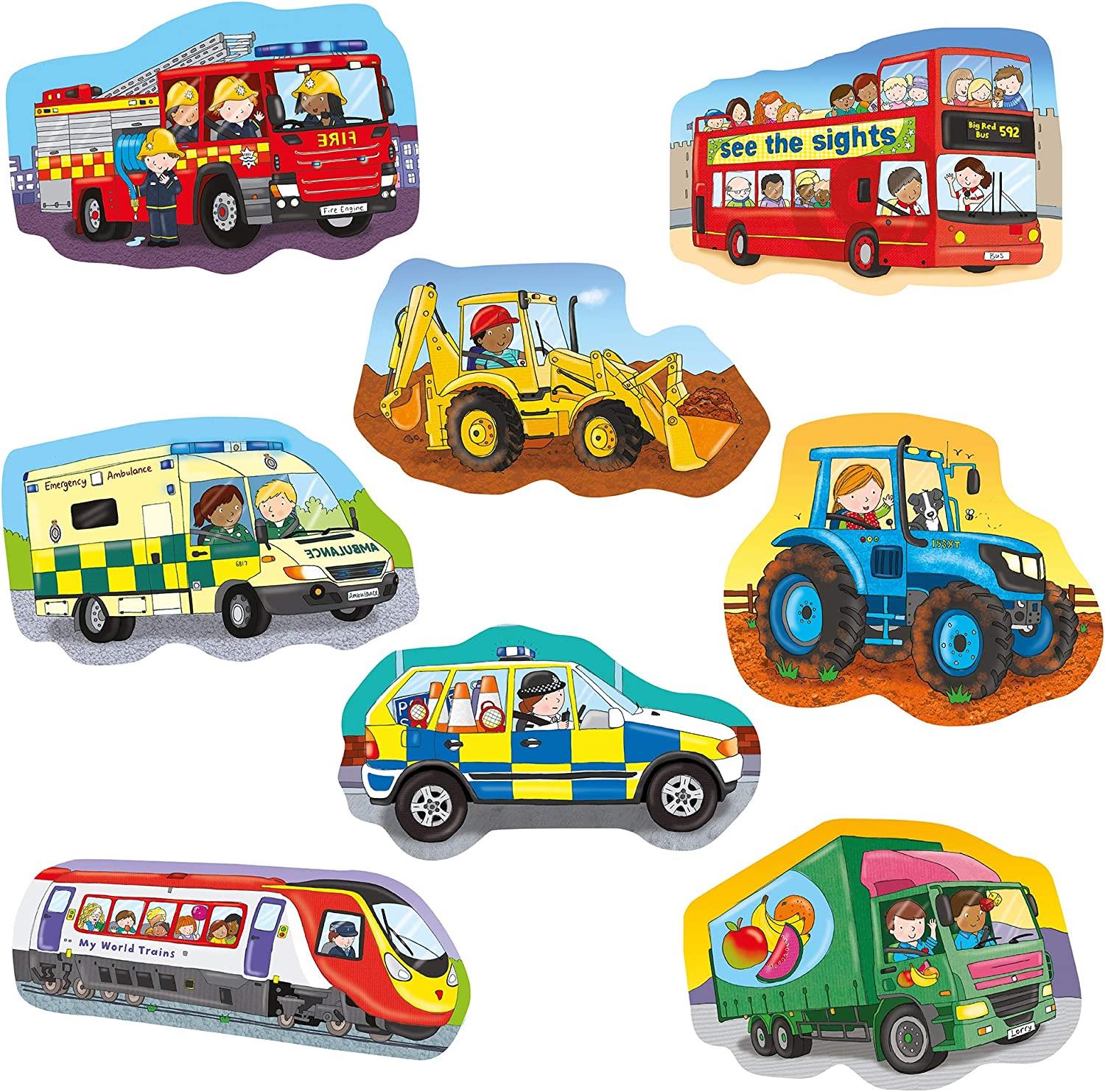 Gibsons Jigsaw Puzzle - Wheels - 4-16 Pieces