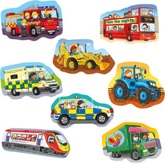 Gibsons Jigsaw Puzzle - Wheels - 4-16 Pieces
