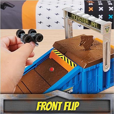 MONSTER JAM MINI FREESTYLE FLIP ARENA PLAYSET