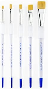 SOFT GRIP BRUSH SET FLAT