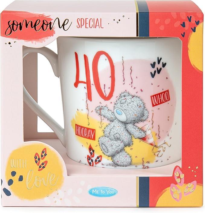 40TH BIRTHDAY BOXED MUG