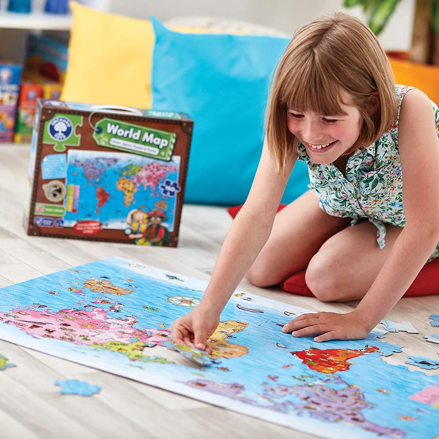 Orchard - World Map Jigsaw Puzzle And Poster - 150 Pieces