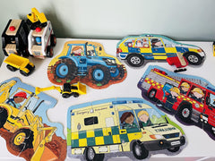 Gibsons Jigsaw Puzzle - Wheels - 4-16 Pieces