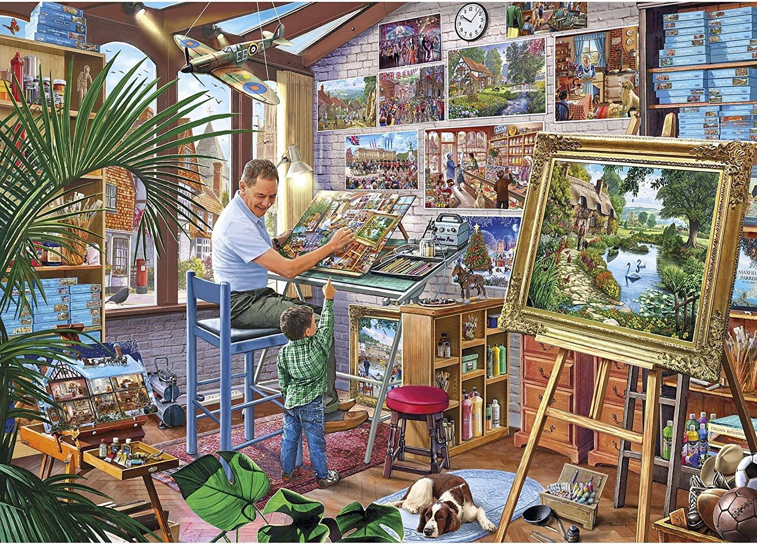 Gibsons Jigsaw Puzzle - A Work of Art - 1000 Pieces