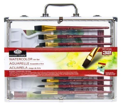 Royal & Langnickel RSET-ART2905 Watercolour Art Set – Double-Sided Metal Case – Complete Watercolour Painting Kit
