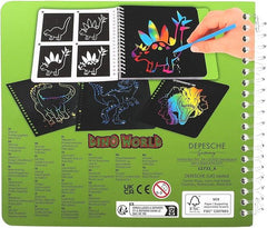 DINO WORLD MINI MAGIC SCRATCH BOOK