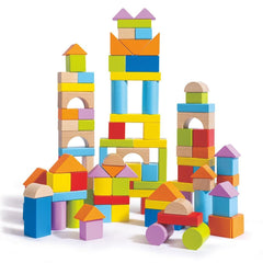 WONDERFUL BEECH BLOCKS 101 PIECES