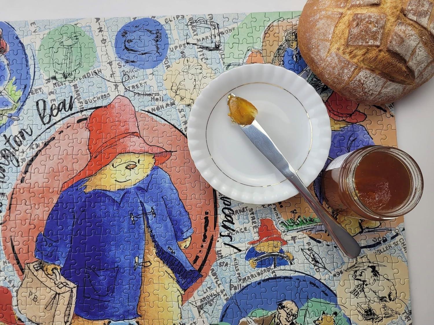 Gibsons Paddington Bear 1000 Piece Jigsaw Puzzle for Grown Ups | Favourite Classic Character Sustainable Family Jigsaw Premium
