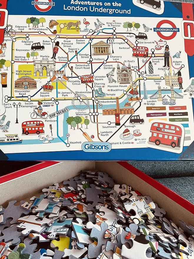 ADVENTURES ON THE LONDON UNDERGROUND (250XL)