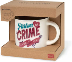 PORCELAIN MUG - CUP- PUCCINO - PARTNER IN CRIME
