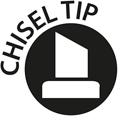 WHITE MARKER LARGE CHISEL TIP