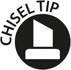 WHITE MARKER LARGE CHISEL TIP