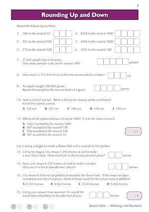 11+ CEM MATHS PRACTICE BOOK AND ASSESSMENTS TESTS AGE 8-9
