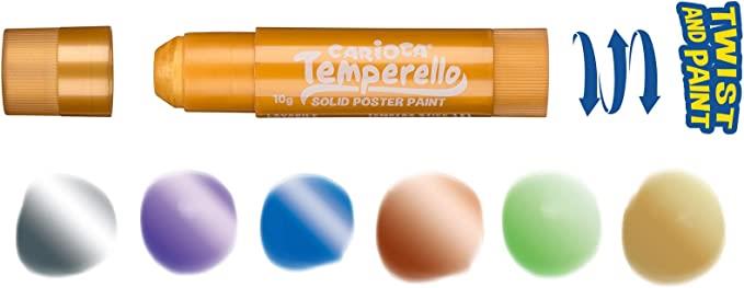 CARIOCA METALLIC SOLID POSTER PAINTS