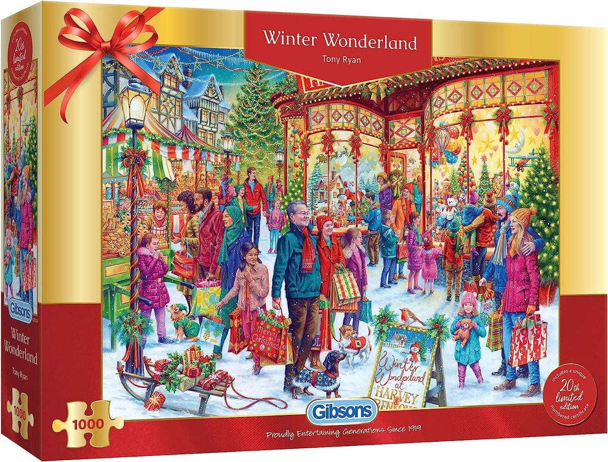Gibsons Jigsaw Puzzle - Christmas - Winter Wonderland - 1000 Pieces
