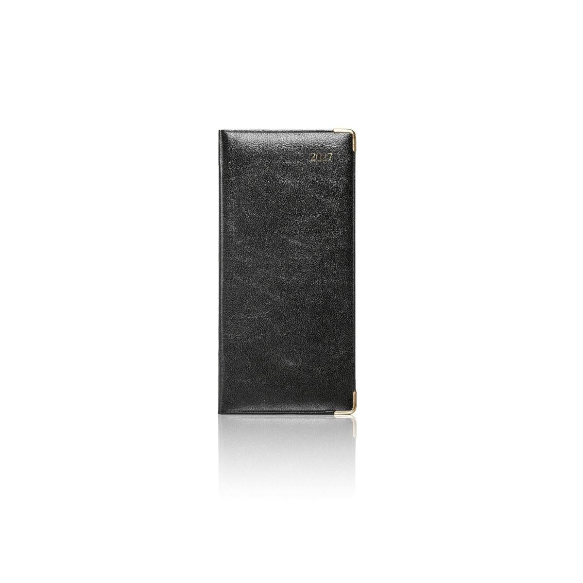 Pocket Weekly Portrait Cream Paper Colombia De Luxe Black