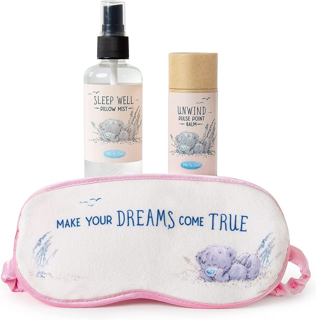 Eye mask pillow mist and 45g sleep balm set