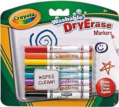 8 WASHABLE DRY ERASE MARKERS