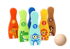 Wooden Bowling Game