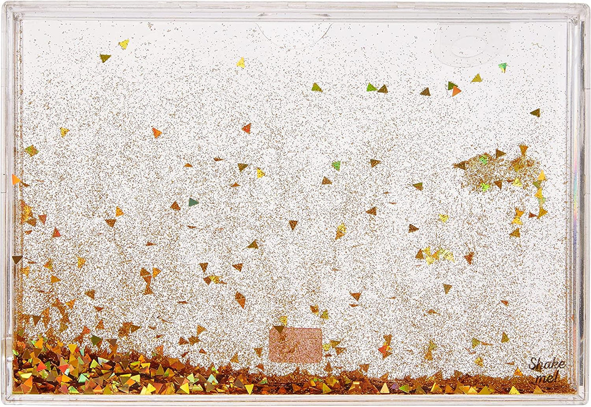 GLITTER PHOTO FRAME - GOLD - GOOD VIBES