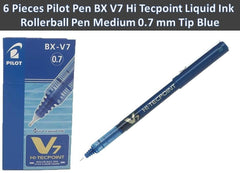 PILOT HI TECHPOINT 0.7 BLUE 6 Pcs