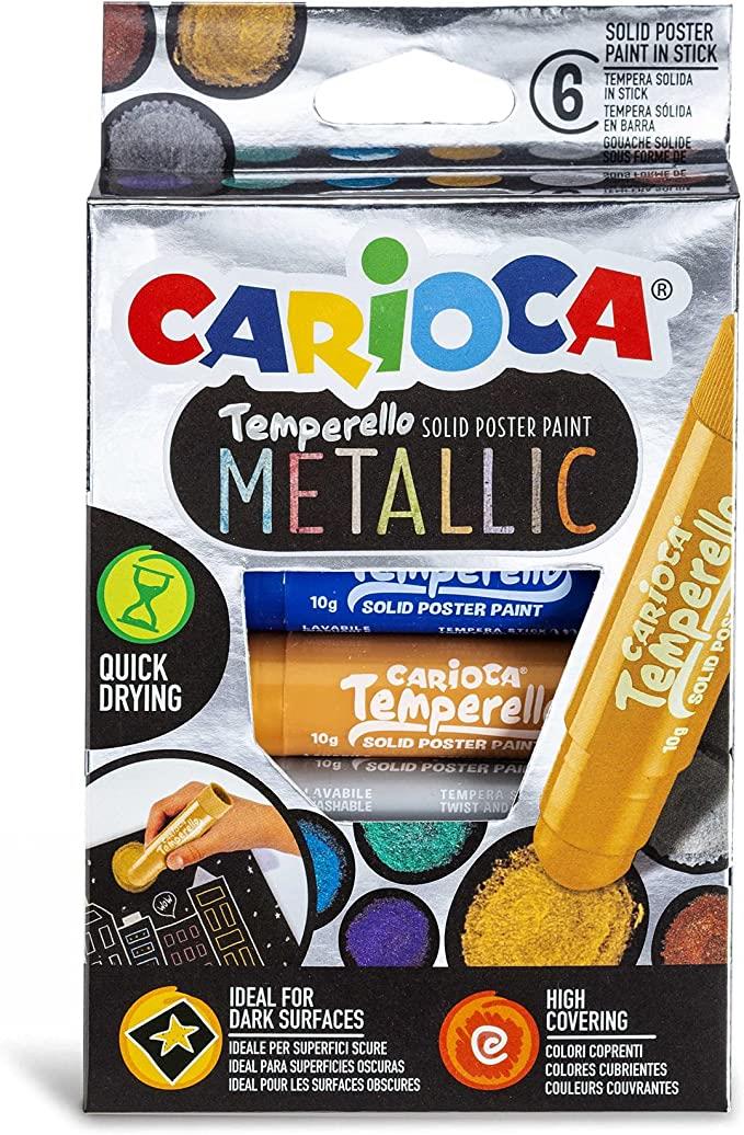CARIOCA METALLIC SOLID POSTER PAINTS