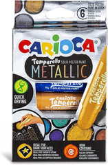 CARIOCA METALLIC SOLID POSTER PAINTS