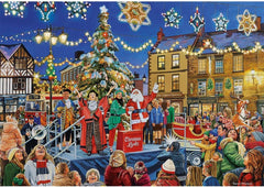 A Christmas to Remember | 4 x 500 Piece Jigsaw Puzzles | Christmas Multi-Box Jigsaw | Sustainable Puzzle for Adults | Premium 100% Recycled Board | Great Gift for Adults | Gibsons Games
