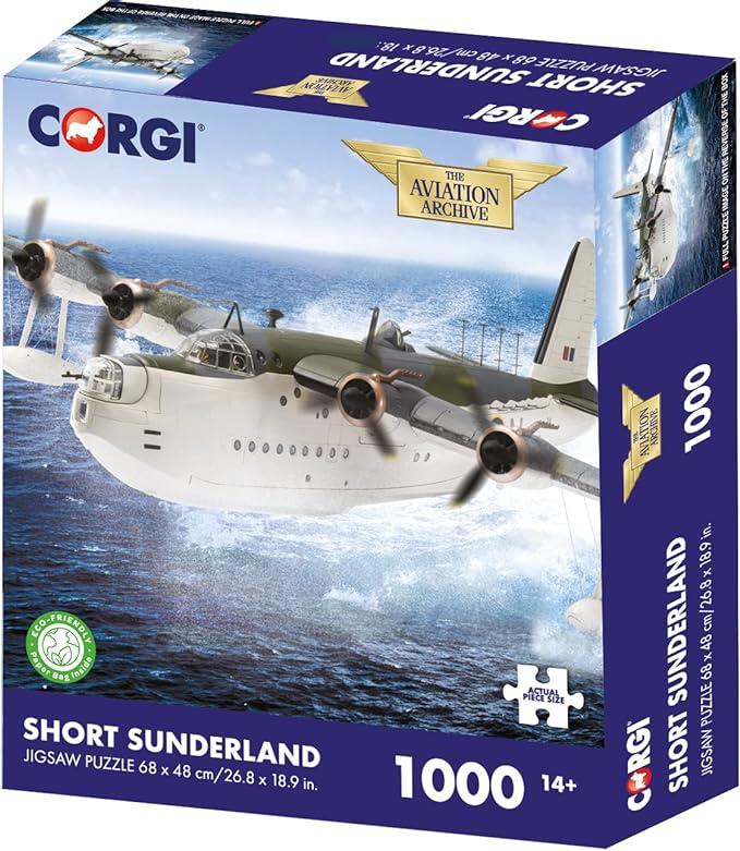CORGI SHORT SUNDERLAND 1000 PIECE JIGSAW PUZZLE