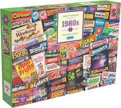 Gibsons 1980s Sweet Memories | 1000 Piece Jigsaw Puzzle Sustainable Puzzle
