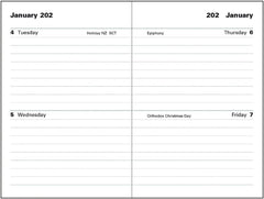 MINI POCKET TWO DAYS TO PAGE ENGLISH SILVER LADYDATE