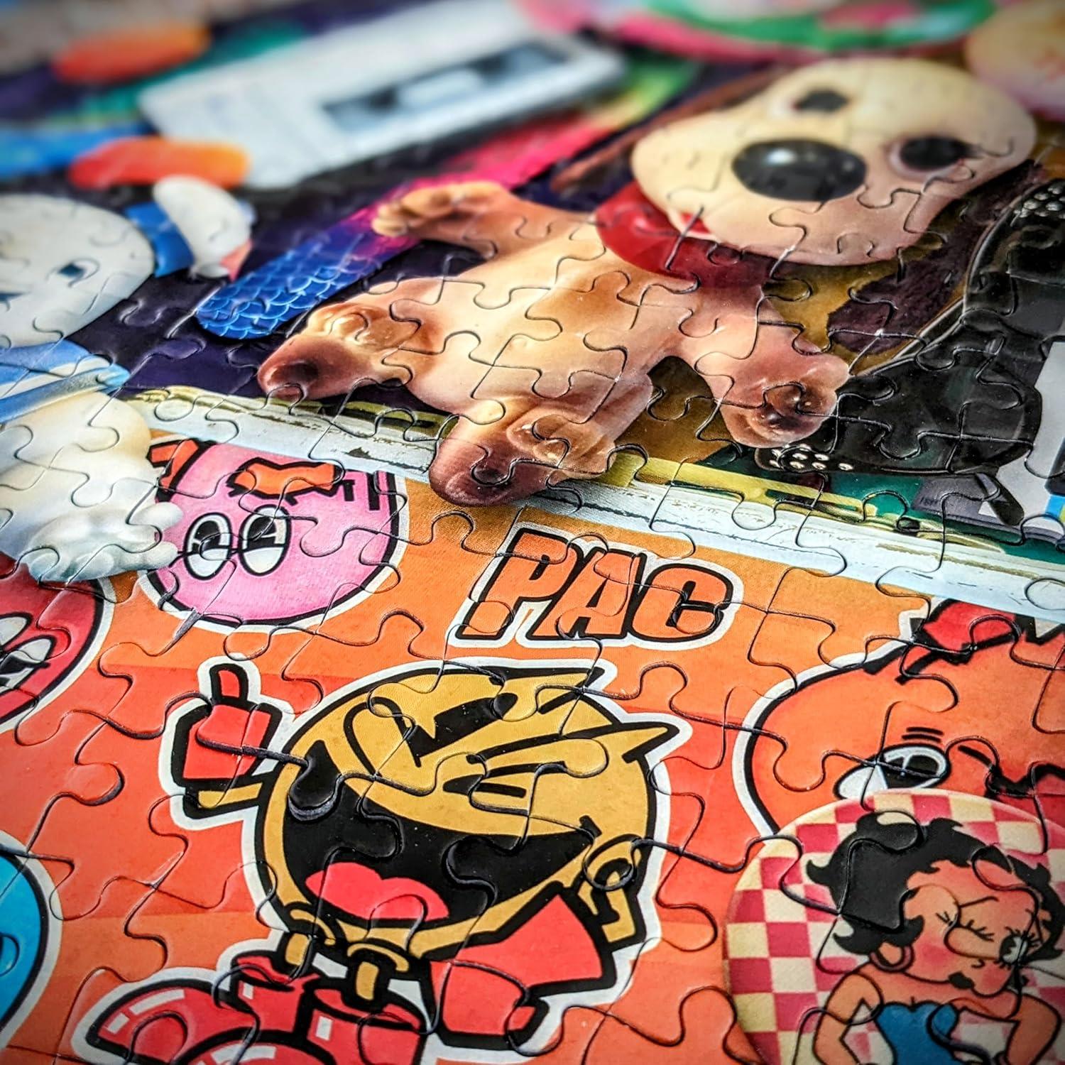 We Love the 80s | 1000 Piece Jigsaw Puzzle | 80s Nostalgia Puzzle | Sustainable Jigsaw Puzzle for Adults | Premium 100% Recycled Board | Great Gift for Adults | Gibsons Games