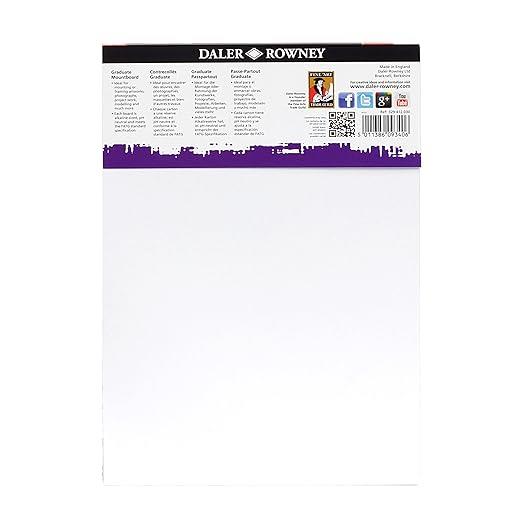 A4 GRADUATE MOUNTBOARD 12 PACK IVORY