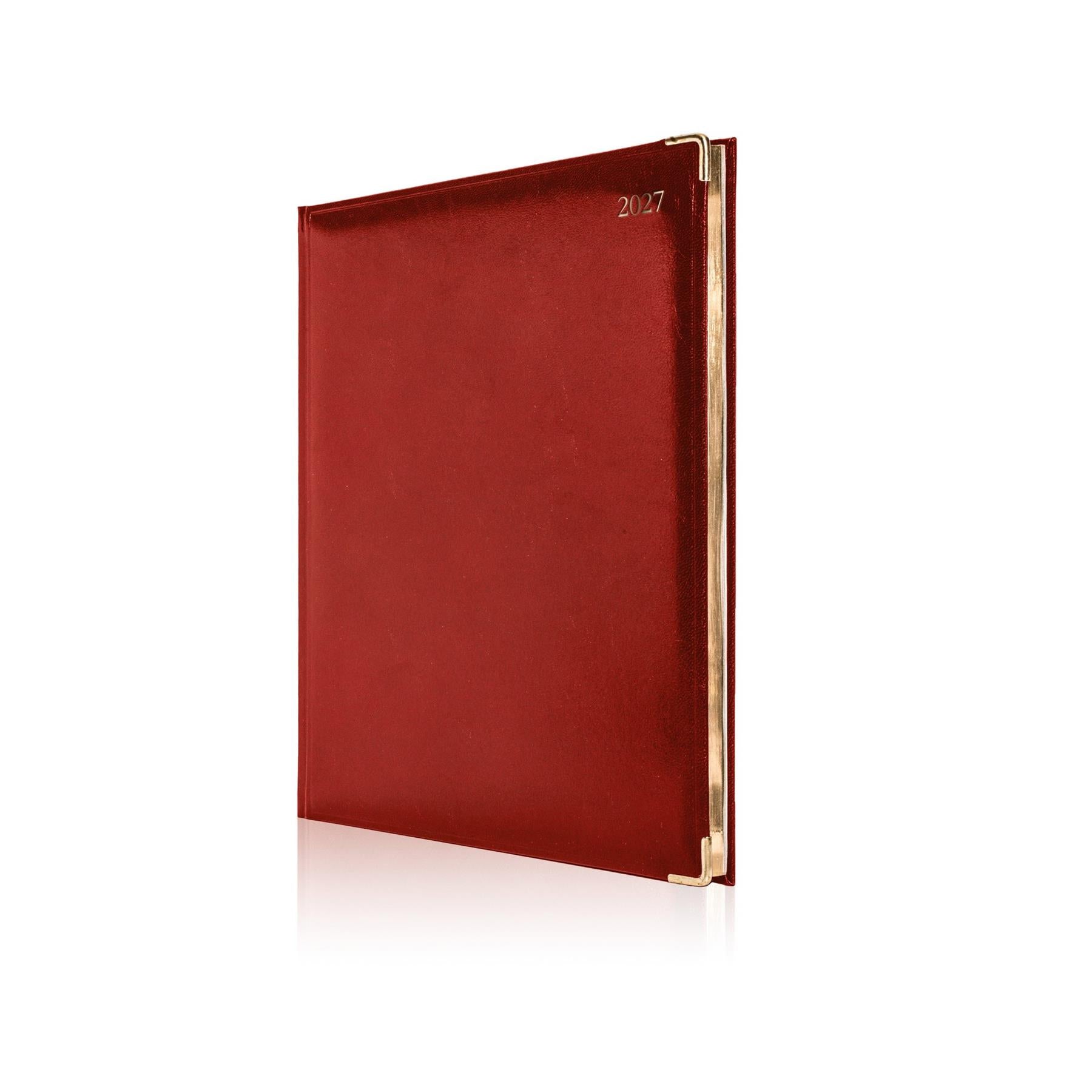 Quarto Weekly Cream Paper Colombia De Luxe Burgundy