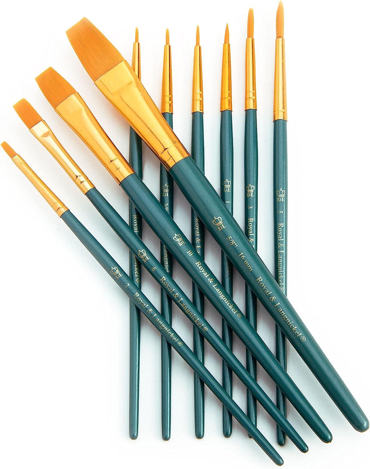 10 PIECE GOLD TAKLON BRUSH SET