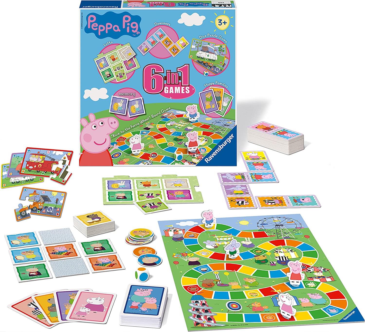 Peppa Pig 6 in 1 Games Box